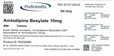 Amlodipine 10mg.jpg 63187-326-90 - Amlodipine 10mg